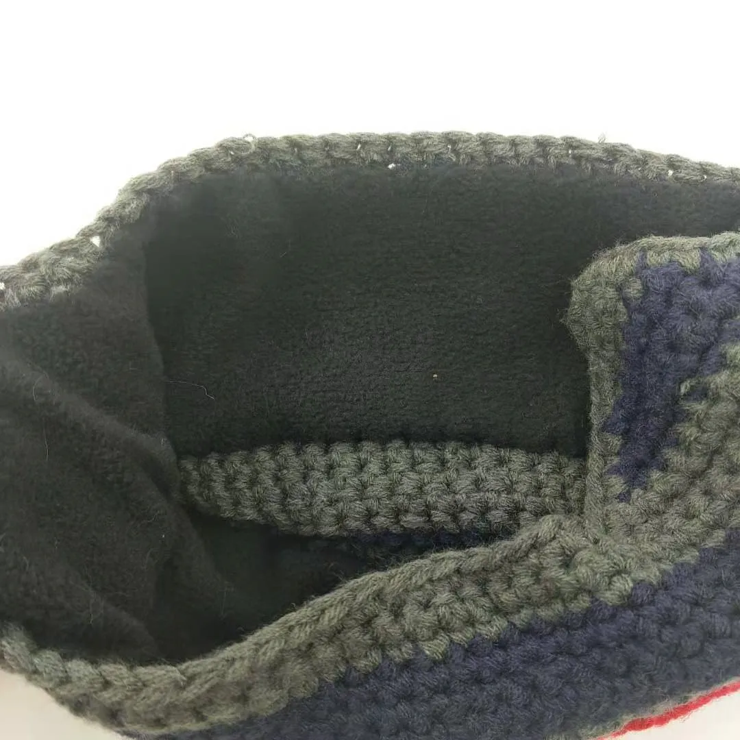 
cute superman face Style Winter Warm Crochet hat European Style Knitted Kids Beanie cap cagoule face mask hoodie 
