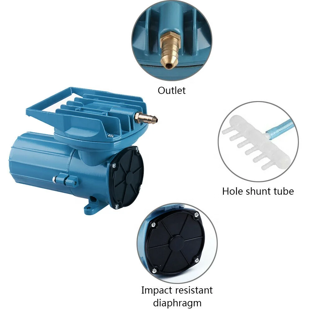 Resun DC air pump MPQ-905 12V by oxygen pump fish tank fish pond oxygenation pump