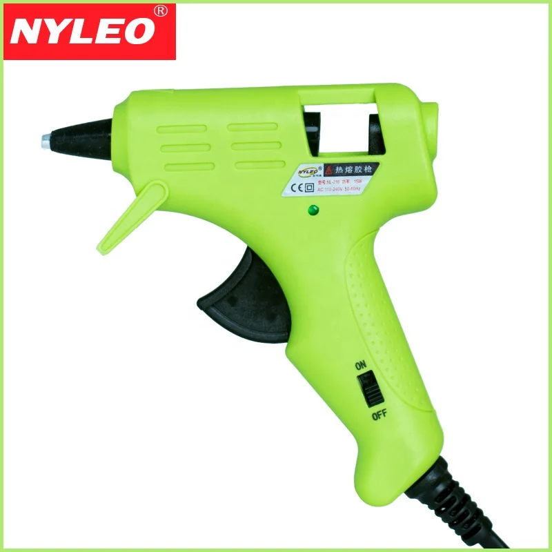 NYLEO  NL-216 20watt  Mini High Temperature Glue Gun, 10-watt, Green/Black
