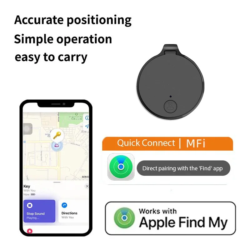 JOYPET Real-Time Tracking Device Keychain Mini Smart GPS Tracker Locator Global Locator Wireless GPS Tracker
