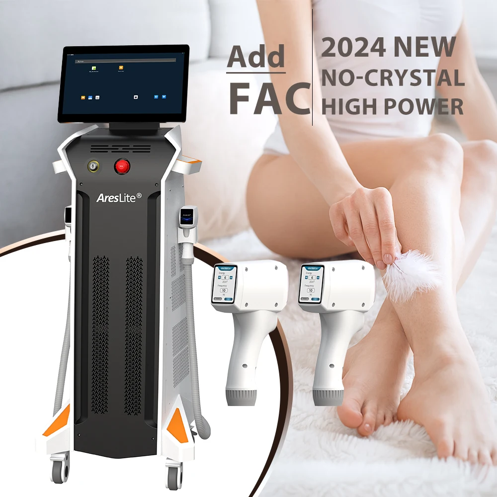 Winkonlaser Powerful New Ice Titanium 3 Wave Depilation 808Nm Diode Laser Hair Removal Medical Machine