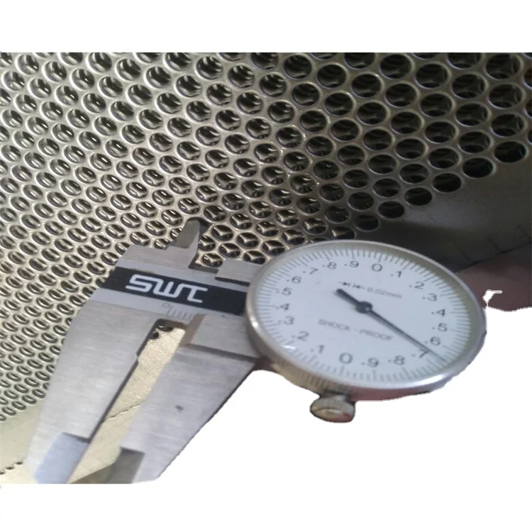Stainless Steel perforated metal mesh Round Hole for Filter