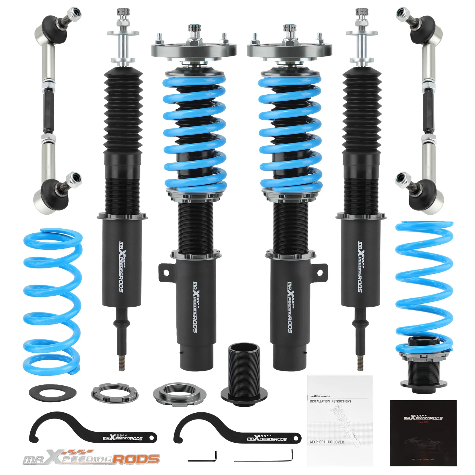 maXpeedingrods 24 Level Damper Coilovers Shocks Absorber For BMW 3 E92 E93 RWD 2005-2013