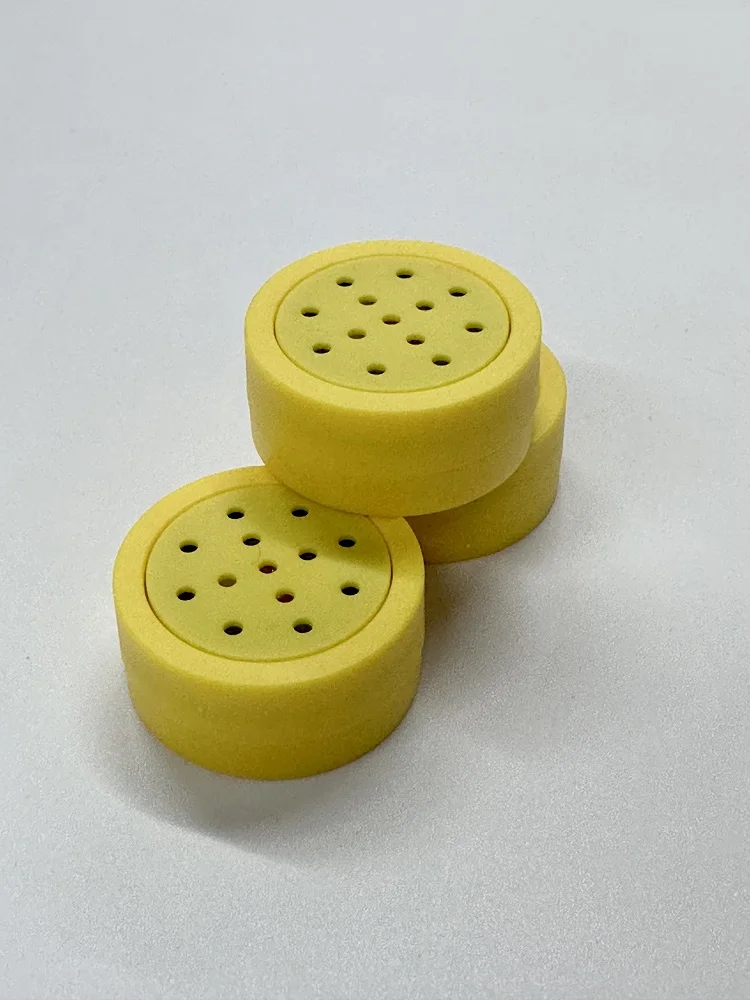 Customized Mini Round recorded Sound Squeeze Button Box Module for Audio Books Plush toys multi language voice music