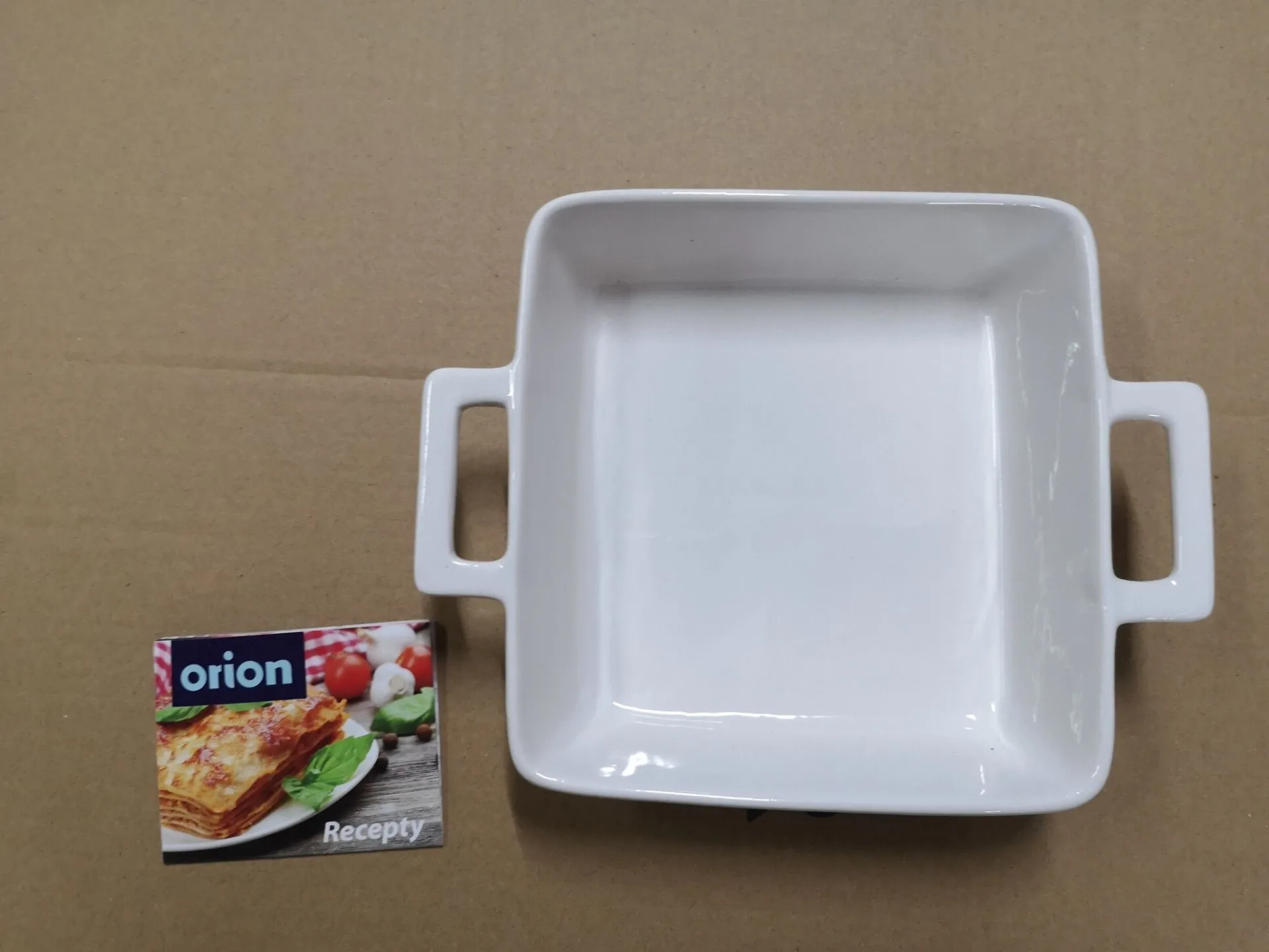 Home Decor Gift High Capacity Ceramic Baking Pan Rectangular Casserole Dish Baking Tray for Lasagna Banquet and Daily Use