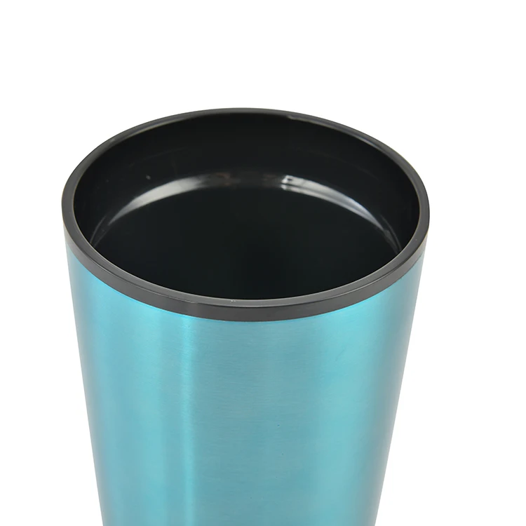 Reusable Stainless Steel Drink Wine Latte Juice Coffee Cup with Cover and Straw