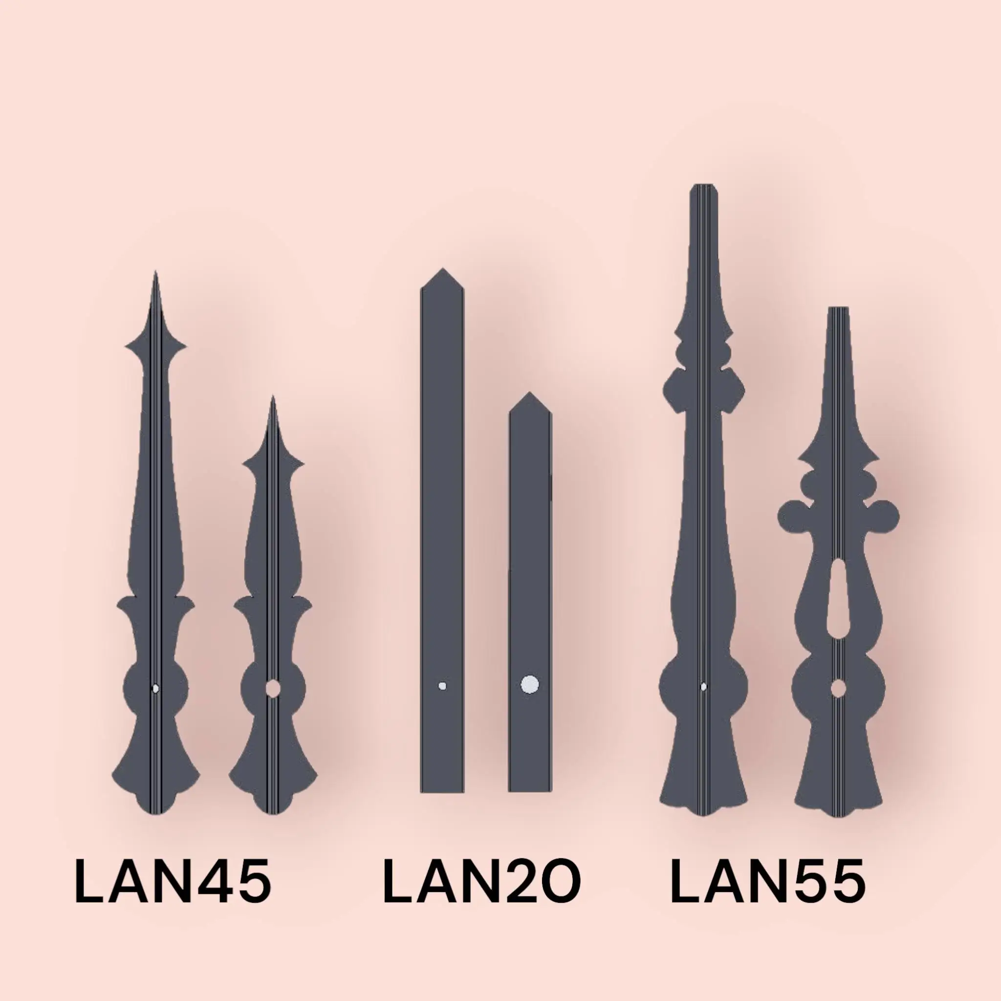 Made in Italy CLOCK SUPPLIER - 3/4 Outputs Clock Movement w/o Shaft Dial Up to 400 cm for Outdoor Clock