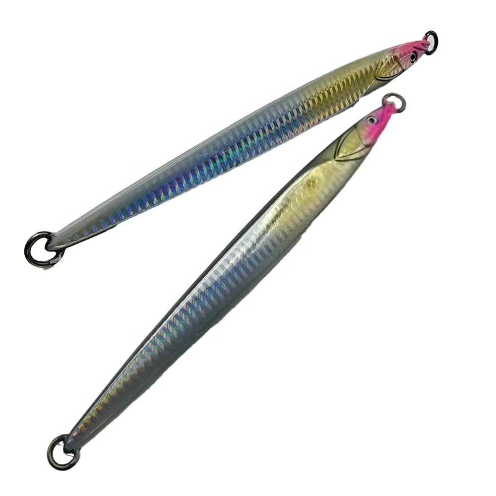 Speed Sinking Luminous Simulated Bait Fishing Tackle Wave Lead Fish Lure Metal Jig Metal Jig Lure Fishing Jigs