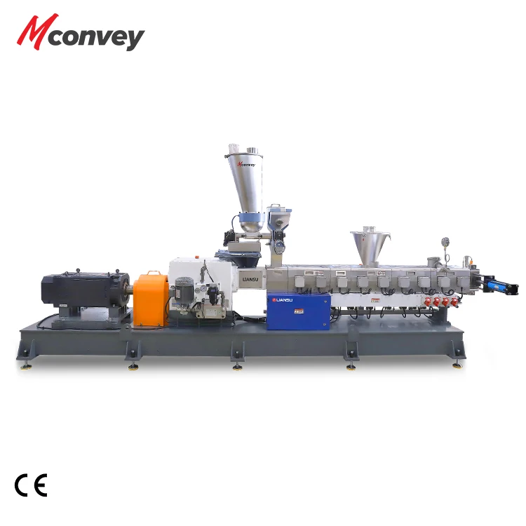 Liansu plastic Compound extrusion line pe plastic granules making machine manufacture