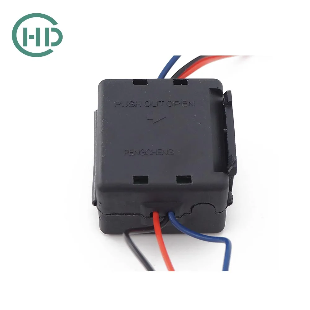 12V DC Power Relay Capacitor Filter Connector Rectifier for Car Rear View Backup Camera Rectifier Auto Car Camera Filter