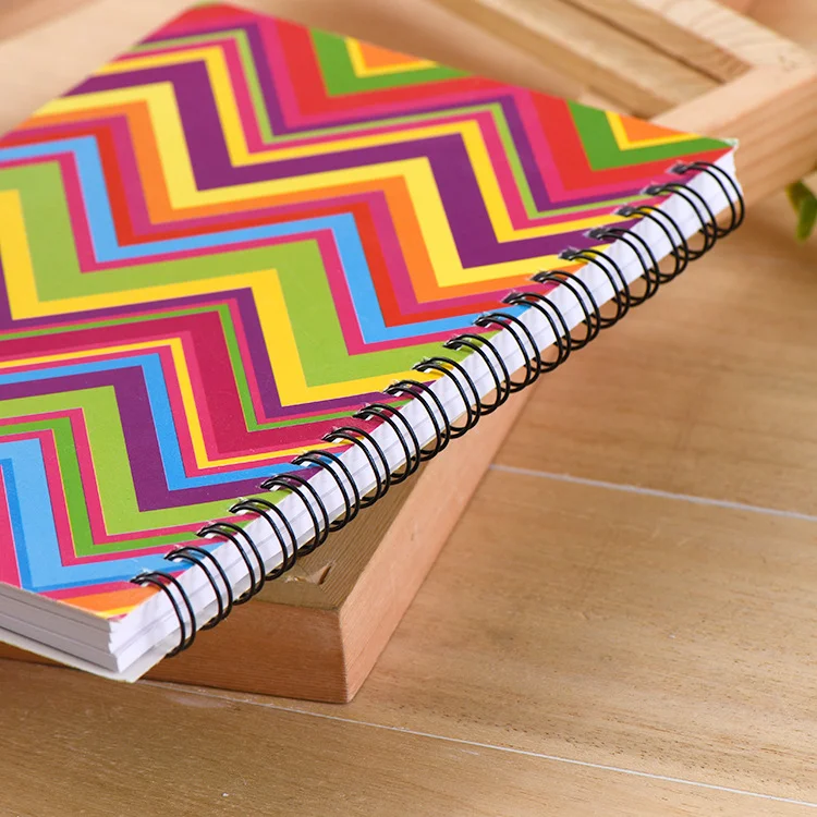 Waterproof  Stationery School Supplies A5 Hardcover Exercise Book Colorful Spiral Notebook for Students