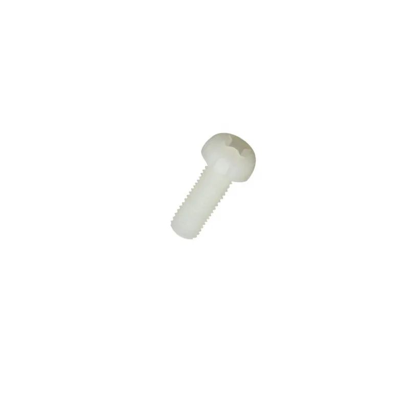 Knurled Head Plastic Screw Metric M4 Knurled Thumb Bolt, Insulated Cross Groove Plastic M4 Thread Fastening Stud