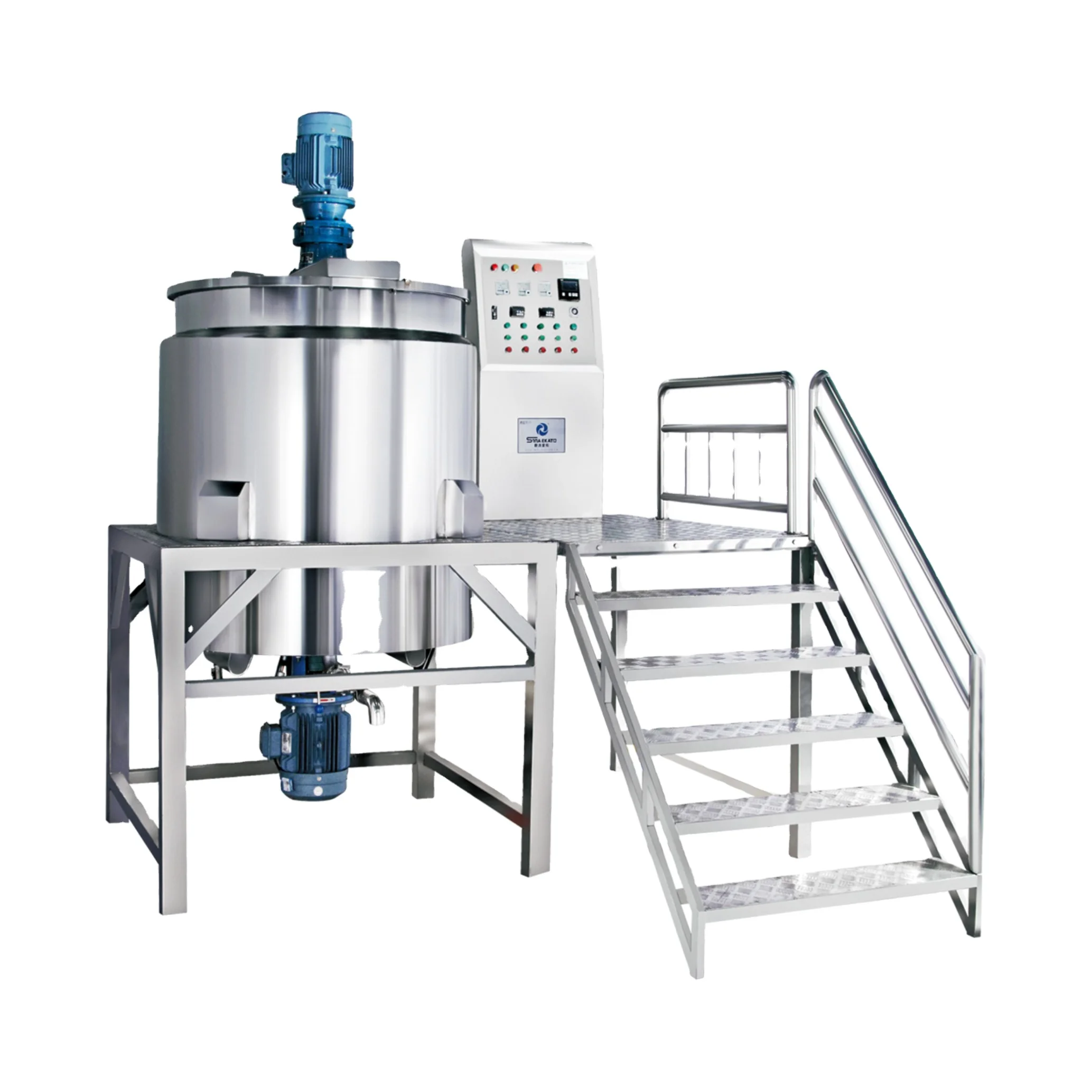 Stainless Steel 316L Heating Mixing Tank for Hair Gel/Shampoo/Liquid Dishwashing Mixer Blender Making Machine