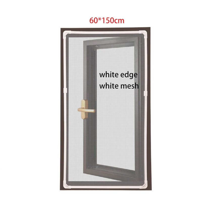 Automatic Closing Magnetic Mosquito NetDiy Window Screen Frames with Grey Mesh