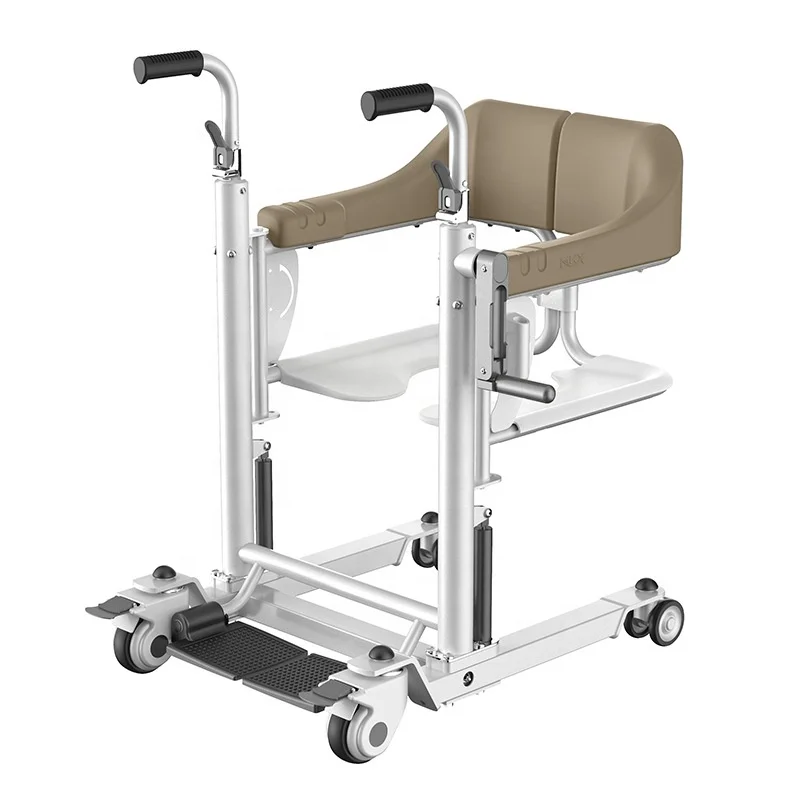 Patient Chair Lift With Toilet Handicap Elderly Patient Mover Transfer Lift Chair Shower Chair With Wheels