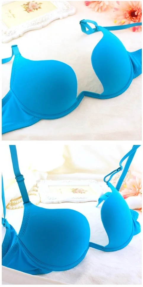 Low Price Sexy Deep U shape plunge sexy bras candy colors push up multi-way wearing bras low U shape backless bra