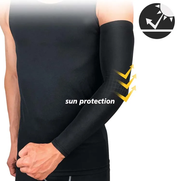Unisex Sports Compression Arm Sleeve Custom Basketball Team Sublimated Printed Sun Protection UPF50+ Anti-UV