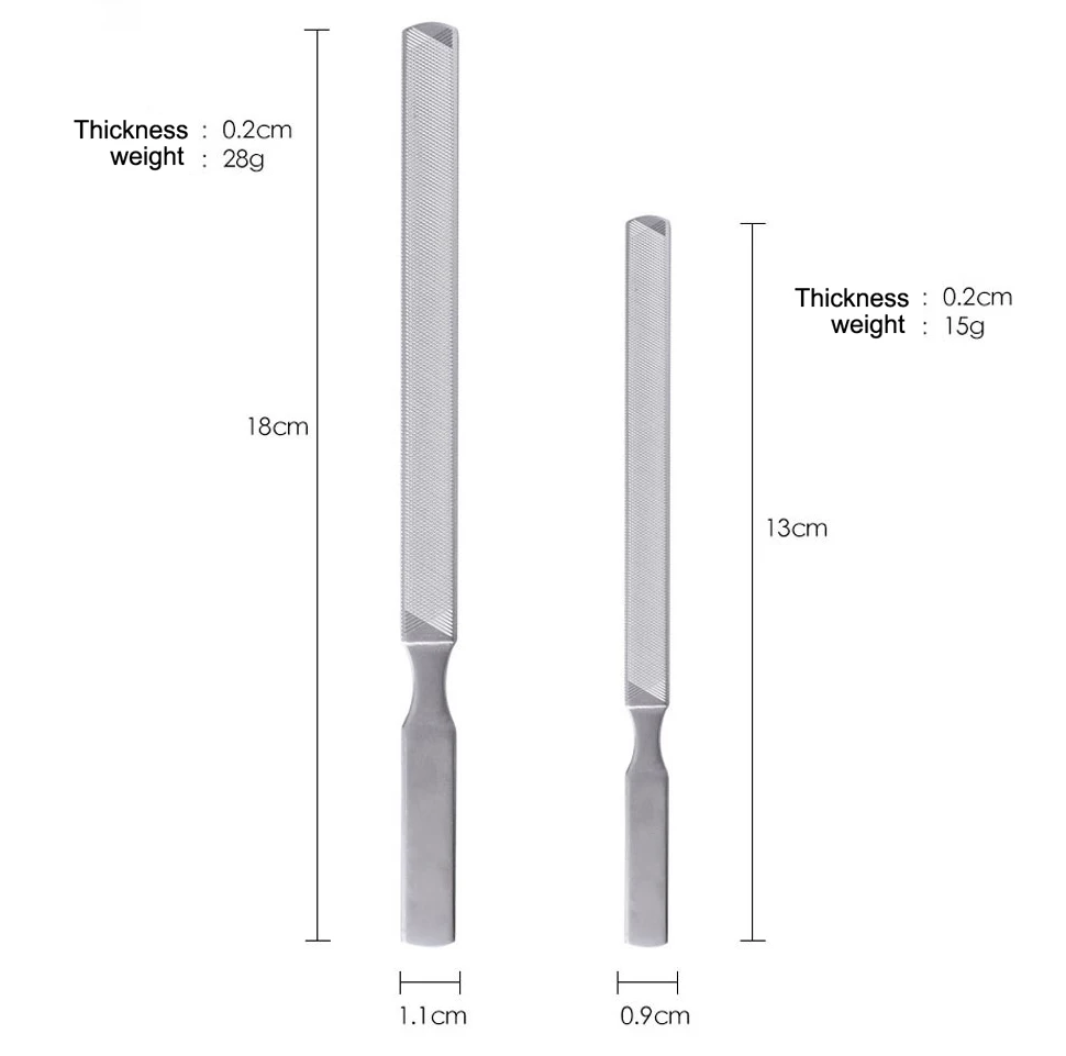 Hot Sale High Quality Double Sided Stainless Steel Nail File