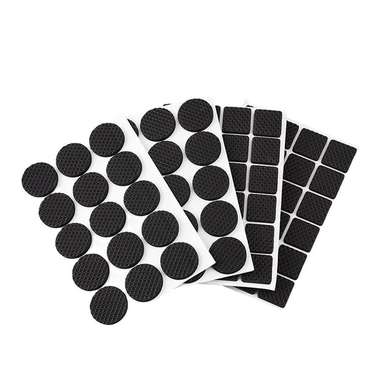 Deson  Self Adhesive Non-slip Silent Protection Reusable Furniture Sliders Office Chair Floor Protector Pads