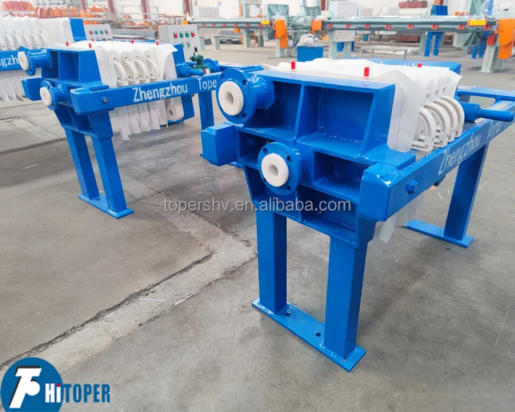 Copper filter press to treat copper tailing