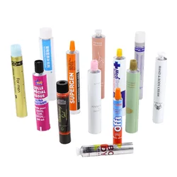 Оптовая продажа настраиваемых продуктов 50 мл 80 мл 100 мл 120 мл лосьон Печать Алюминиевая Косметическая трубка