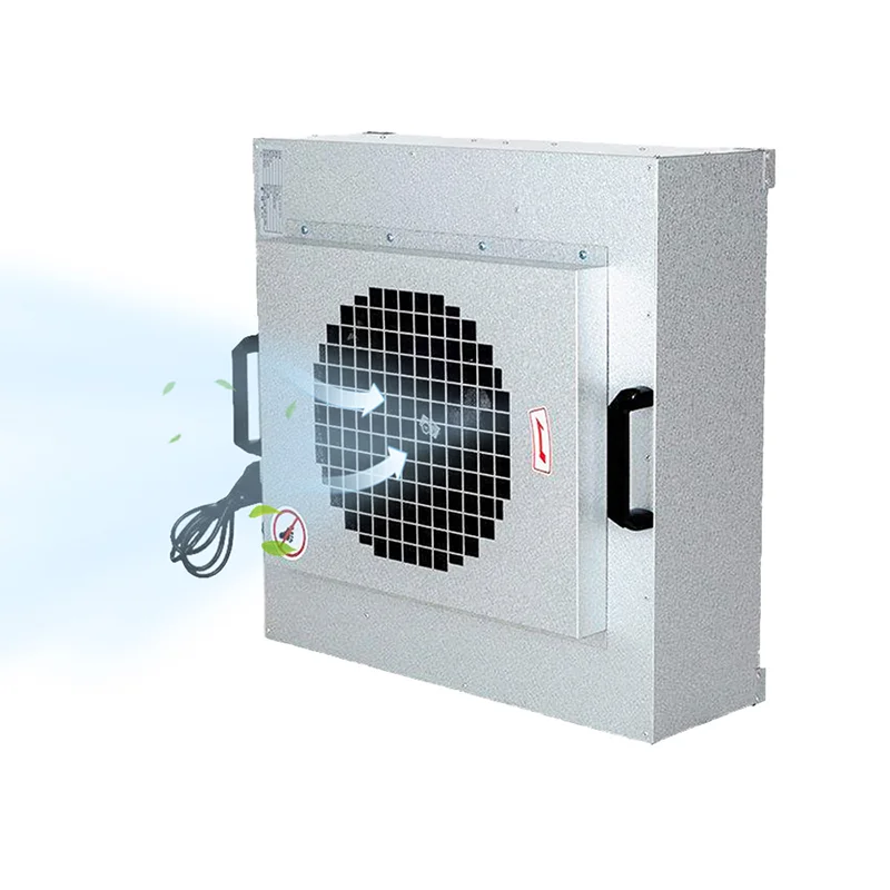 Easy Installation High Efficiency Galvanized Steel Flow Hood Ceiling Ffu Hepa Filter Fan Filter Unit Ffu Air Cleaning Equipment