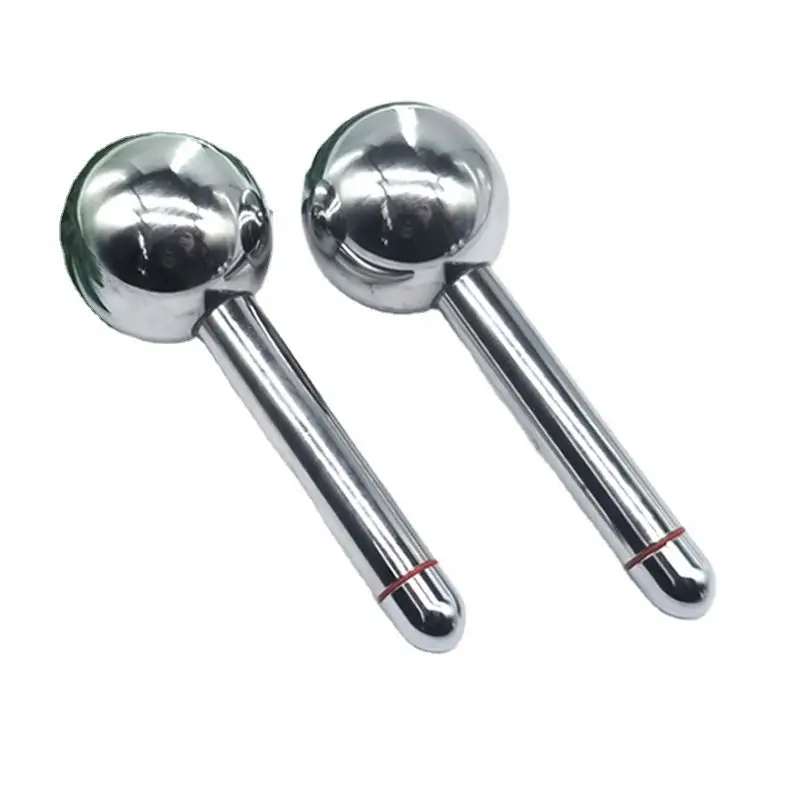 SSMY BQB504 Factory Wholesale Magic Ice Roller Ball Beauty Equipment Reduce Puffiness Handheld gold ice globes