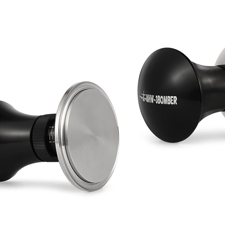 Coffee Tamper MHW-3BOMBER Coffee Tamper 58.35mm Constant Pressure Powder Hammer Stainless Steel Alloy Coffee Tools Barista