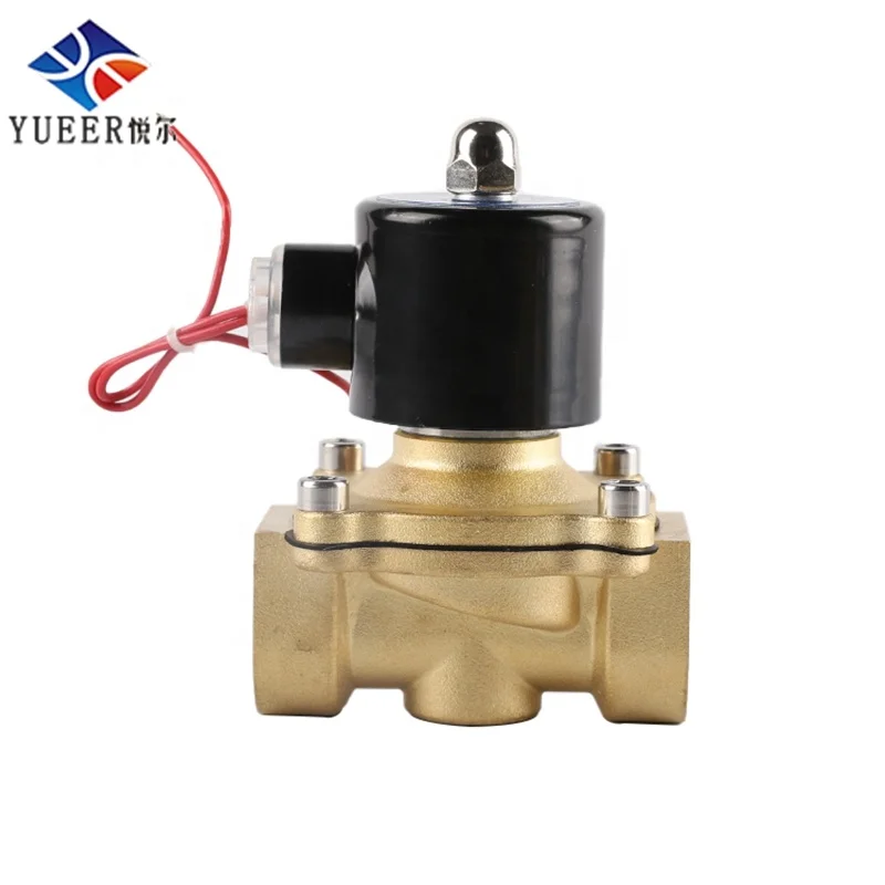 3/4 inch AC110V brass water Zero pressure normal closed brass Solenoid Valves