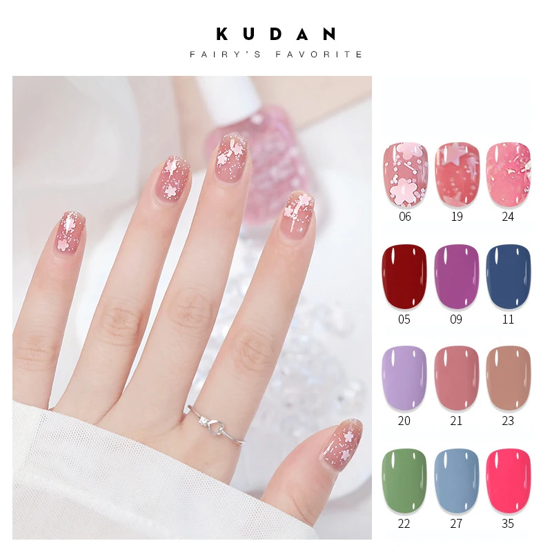 Customized/OEM Private Label Nail Lacquers Colored Water Based Air Dry Glitter Nail Polish Professional Fast Drying Nail Polish