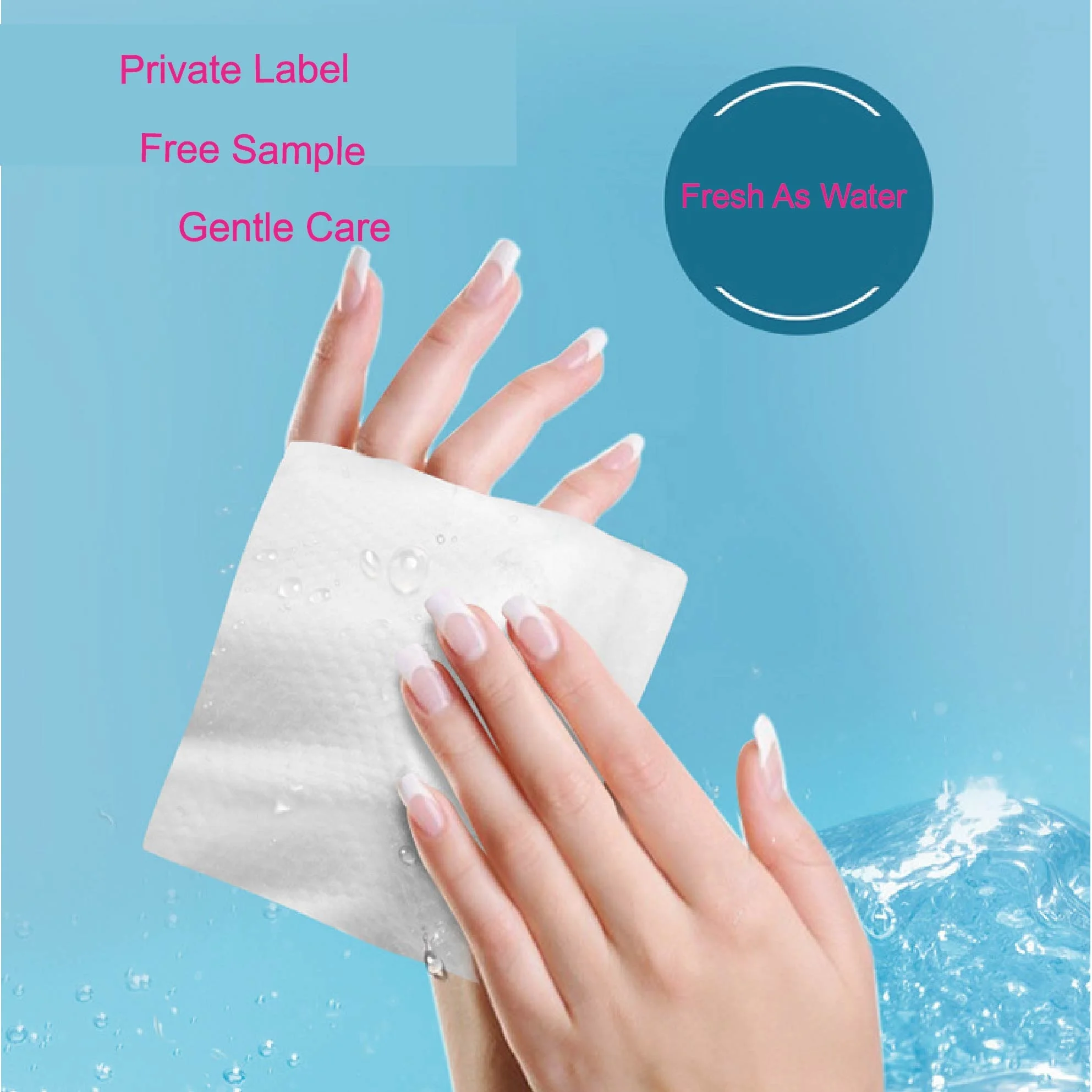 Vendingn Private Female Plastic Packaging For Wet Wash Ph Balanced Intimate Customized Vending Machine Feminine Wipes