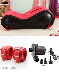 BDSM Inflatable Sofa Sex Furniture for Couples Love Position Chairs Bondage Cuffs Cushion Sex Sofa Furniture