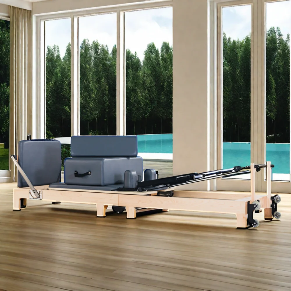 Wholesale of new products reformer pilates machine wooden foldable pilates reformer