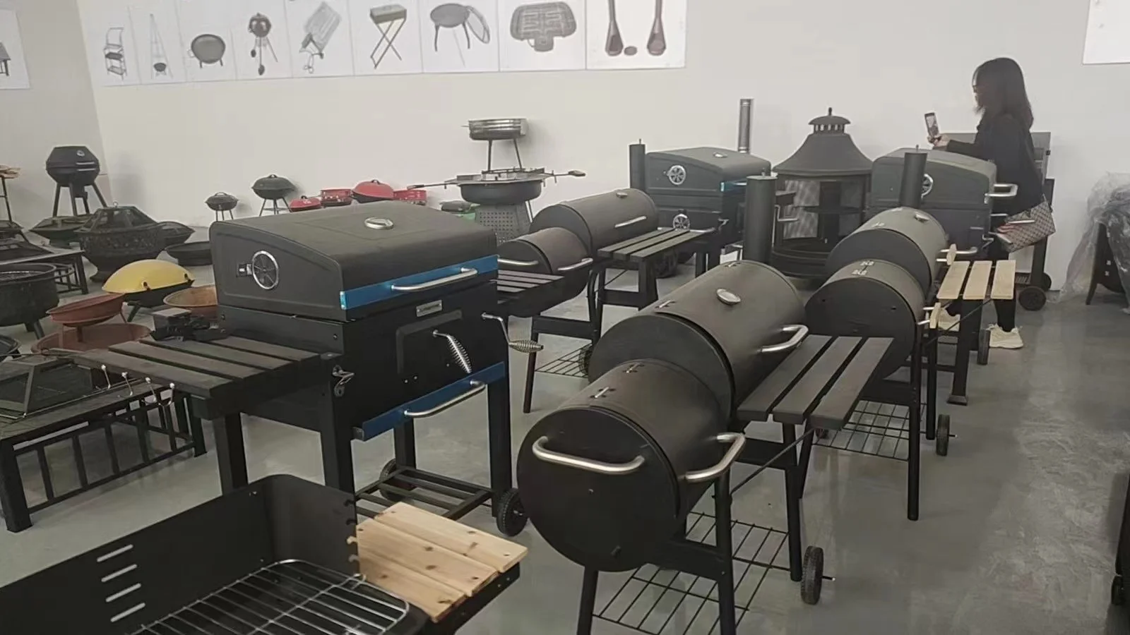 Multiple Function Outdoor Stainless Steel Gas Barbecue Grill with Side Burning