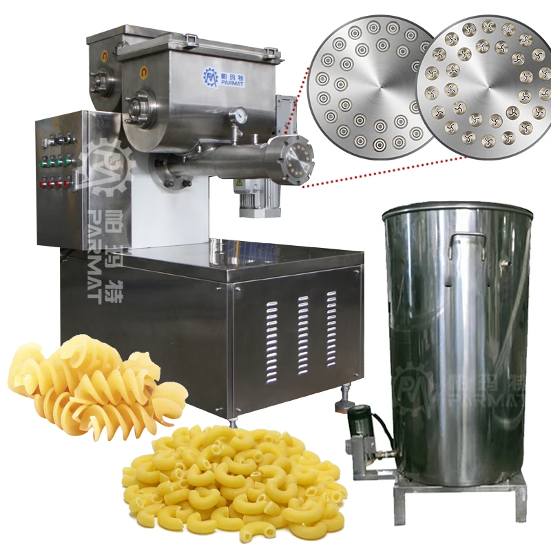High quality electric 50KG/H pasta extruder machines 304 material macaroni making machine Grain Product Making Machines at home