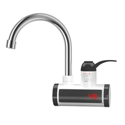 Bathroom accessories ABS LED Digital Kitchen Tap Instant Heater Hot Water Tap Electric Faucet