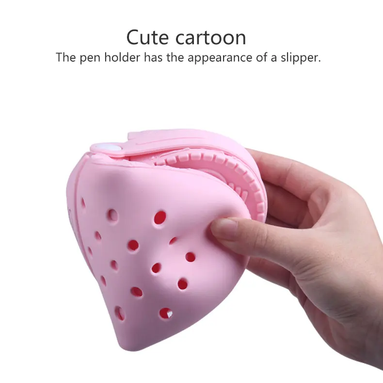 Лидер продаж, милый школьный пенал в форме обуви, многоразовый пенал для ручек, гибкие пеналы для подростков