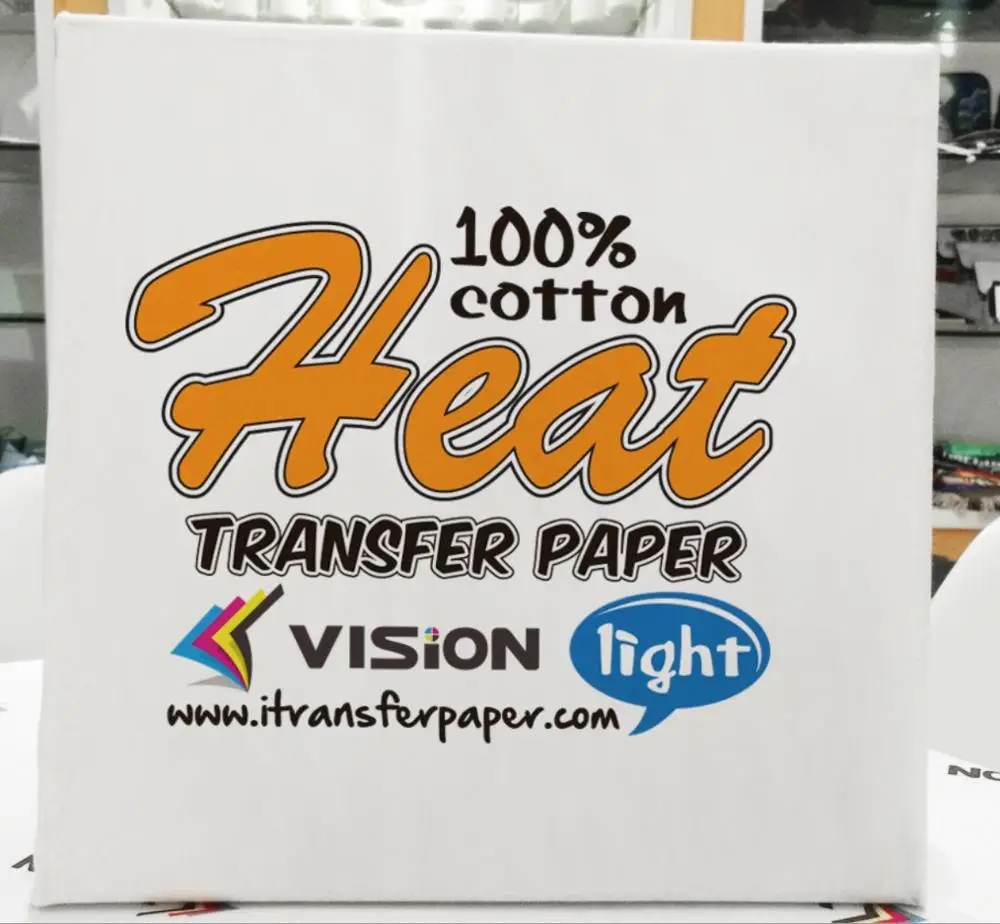 Wholesale Free Samples A3 A4 Size Light Dark Cotton T-shirt Inkjet Heat Press Transfer Paper