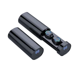 F9-6 LED Power Digital Display BT5.0 Wireless Headset With Charging Case Waterproof Tws f9 Wireless Headset