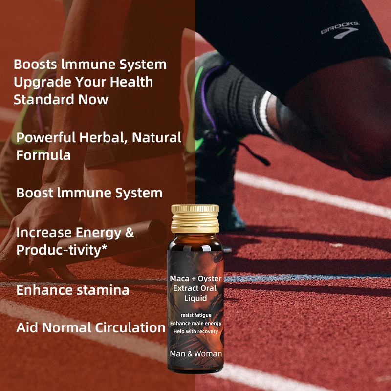 Own-brand Oyster Maca for Men Energy Support booster Vitamin for Men Strong Maca Root Health complex Drink Oral Liquid