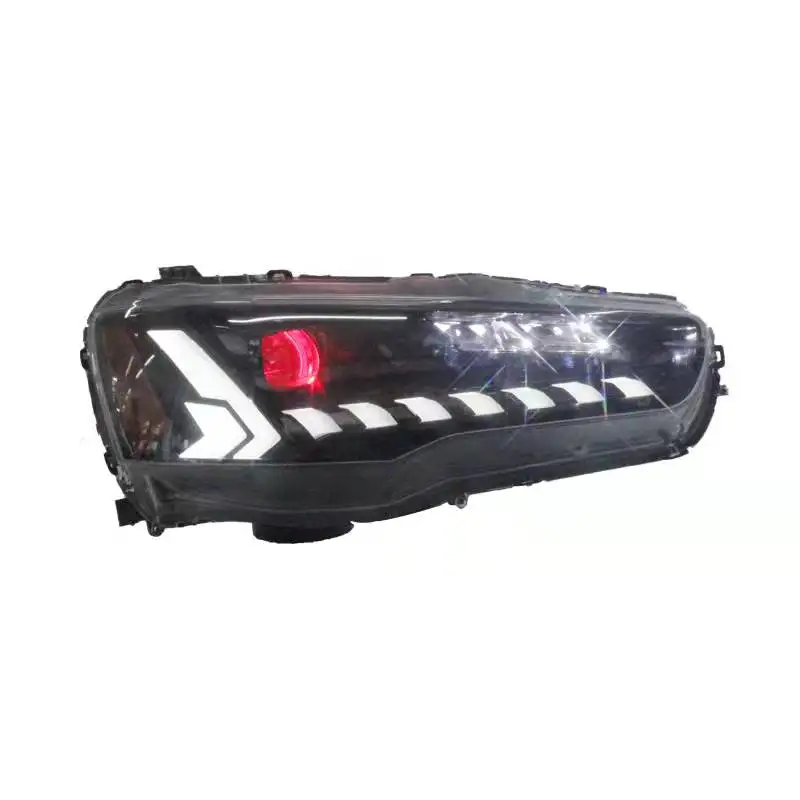 Архаический новый дизайн HC MOTION для mitsubishi Lancer ex evo 2008-2017 светодиод с DRL Запуск анимации последовательный запас США