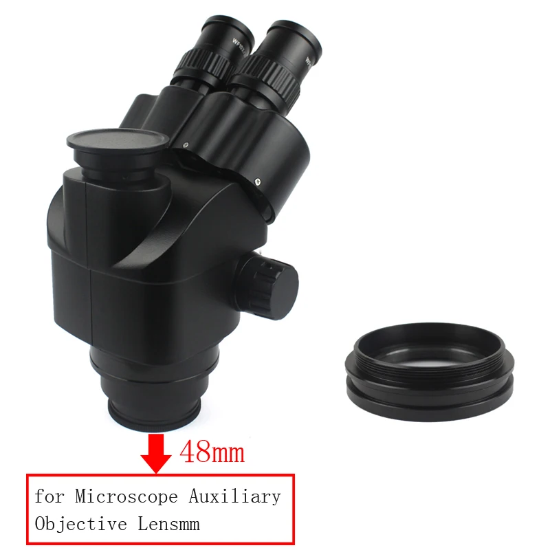 Auxiliary Objective Lens for Zoom Stereo Microscope for trinocular Microscope 1X 0.5X 0.7X   2.0X