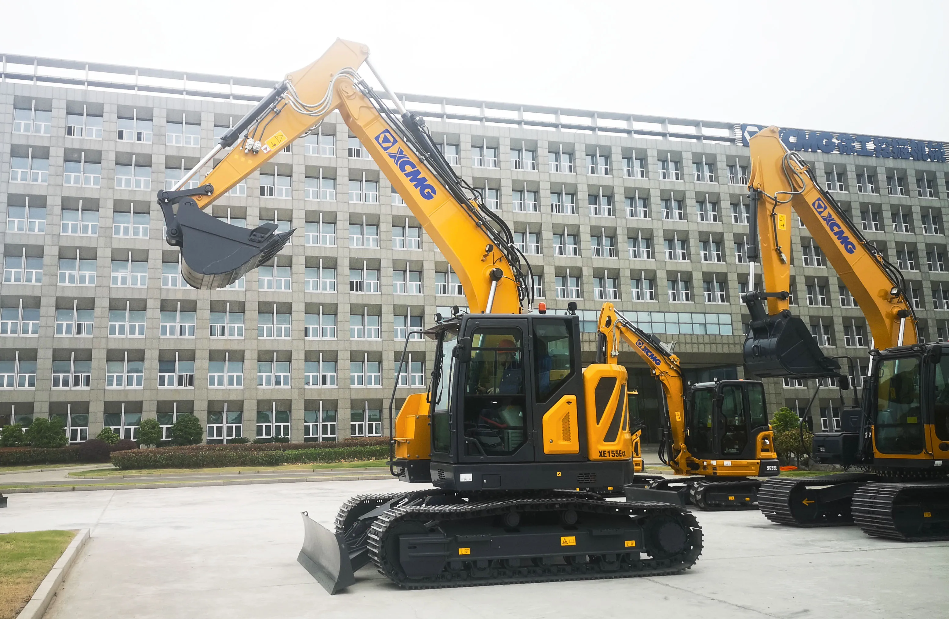 Официальный гидравлический экскаватор XCMG XE155ECR Euro V 16 тонн из Китая