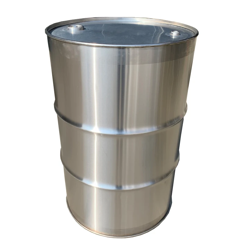 208L Food Grade 304 Stainless Steel Closed And Open Top Drum Barrel Cheap Price