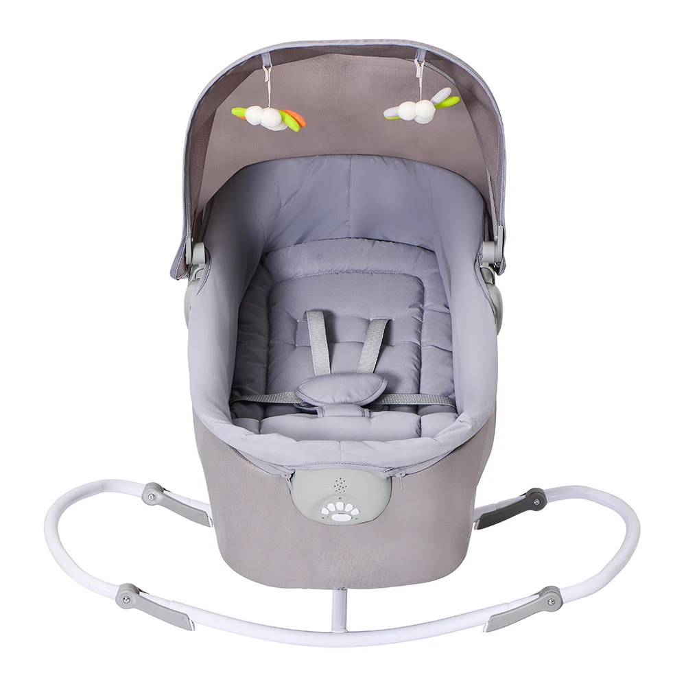 
Wholesale Multi Functional Baby Metal OEM Customized Logo Style Living Packing Baby Bassinet Rocking Swing 
