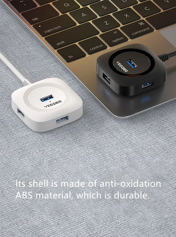 Hot Selling Factory OEM USB Type c HUB to 4 Ports USB 3.0 HUB for Computer with Micro Power Supply