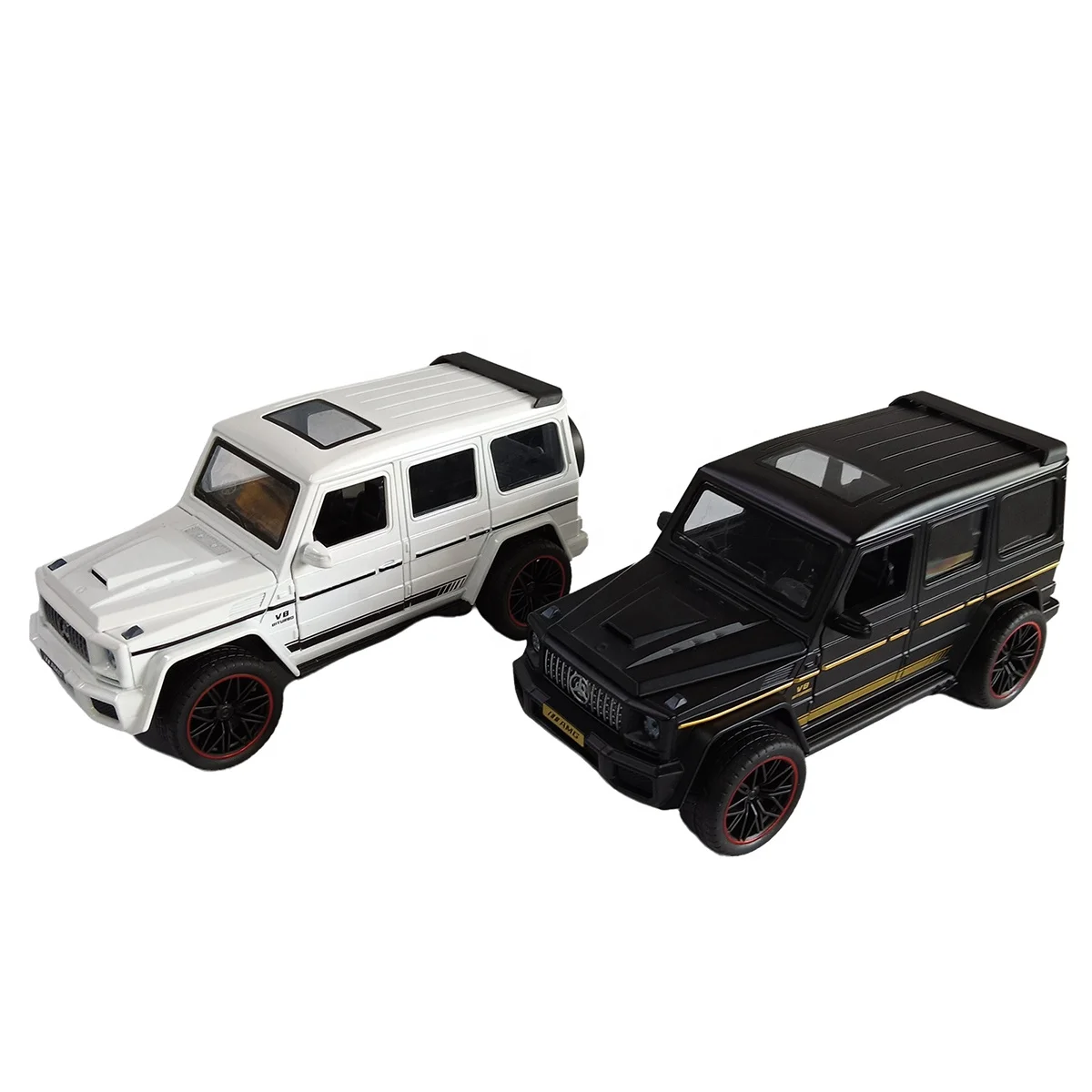 XINYU 1/24 Scale Stimulation Classic Model Car 4 Open Door Sound & Light Game Boy Gift for Child
