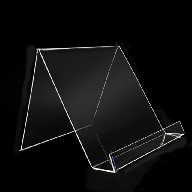 Acrylic Book Stand clear acrylic display easel clear tablet holder for displaying books pictures music books