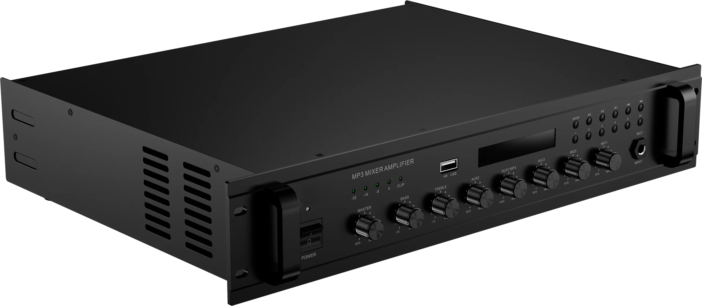 RH-AUDIO Built in U disk MP3 Player FM Receiver BGM Amplifier with Mute Function for Sale