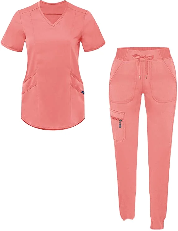Customized Wholesale Uniforms Design Your Own Uniforms Women Joggers Set Uniforms scrubs for custom printing